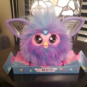 Hey, Bestie! Purple and Blue Furry Interactive Toy